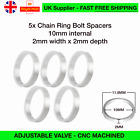 5 x Chainring Bolt Spacer Bike Washer 2mm FIXED track SINGLE SPEED - FIRST CLASS