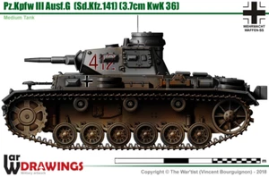 1/72 WW2 German Panzer III G. Painted Resin. 1900 Models On Offer - Picture 1 of 2