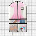  3pcs Kids Dance Costume Garment Bag Hanging Clothes Storage Bag Dress Uniform
