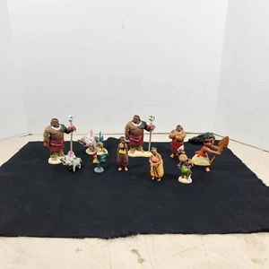 Lot of 10 Disney Moana Cake Toppers Figure Toy Moana Hei Rooster Pua Pig Grandma - Picture 1 of 12