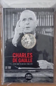 FRANCE COFFRET 10 EURO CHARLES DE GAULLE 2020 ARGENT FDC - Foto 1 di 2