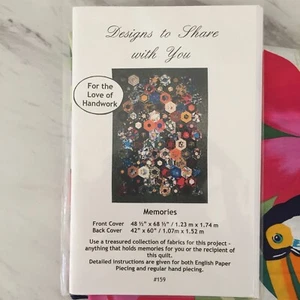 Designs to Share With You QUILT PATTERN "Memories" #159 2007 Ursula Riegel - Picture 1 of 2