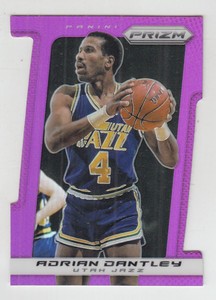 2013-14 Panini Prizm Prizms Purple Die Cut #238 Adrian Dantley /49