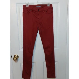 Level 99 Rosel Red Janice Mid Rise Ultra Skinny Jeans Stretch Jegging Size 27 - Picture 1 of 15