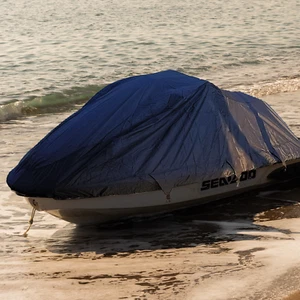 Cubierta de viaje Black Jet Ski PWC se adapta a Yamaha WaveRunner EXR 2019 2020 2021 2022 - Imagen 1 de 9