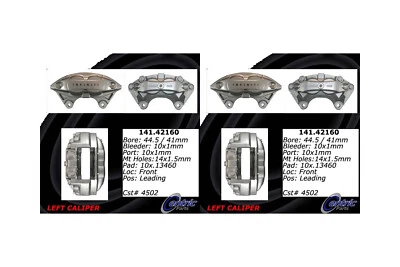 Par de pinzas de freno de disco centradas delanteras para Infiniti QX70 2014 (KIT26484) Foto 1 de 3