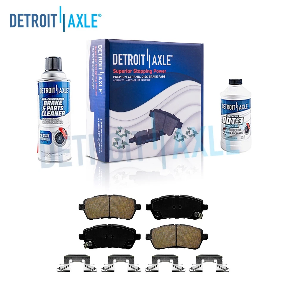 Front Ceramic Brake Pads for 2011 2012 2013 2014 2015 2016 2017-2019 Ford Fiesta - Изображение 1 из 4