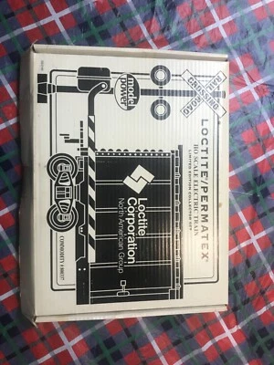 Loctite Permatex HO Scale Electric Train Set Limited Edition Collector 800337 - Image 1 of 4