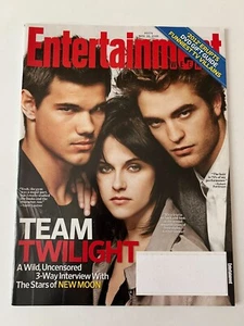 TWILIGHT Taylor Lautner Pattinson November 20 2009 ENTERTAINMENT WEEKLY MAGAZINE - Imagen 1 de 6