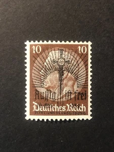 SUDETENLAND WWII GERMAN OCCUPATION Local ovpt AUSSIG 10 Rpf. MNH /s2 #724 - Picture 1 of 2