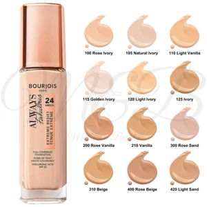 BOURJOIS Always Fabulous 24H Long-Lasting Foundation SPF 20 30ml *CHOOSE SHADE* - Picture 1 of 13