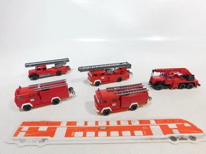 5x wiking 1:87/H0 Fw / Pompieri Magirus: Scaletta Girevole + Gru ecc, Top # - Foto 1 di 3