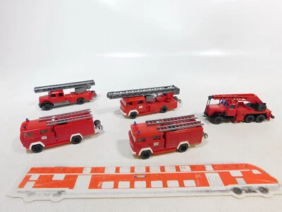 5x wiking 1:87/H0 Fw / Pompieri Magirus: Scaletta Girevole + Gru ecc, Top # - Immagine 1 di 3