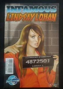 Infamous Lindsay Lohan #1 Blue Water Comics 2011 - Picture 1 of 5