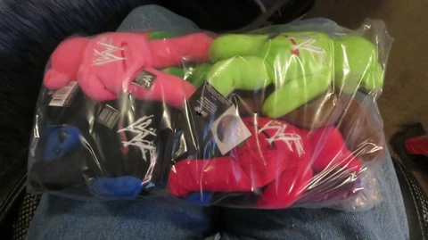 1999 WWF MINI Attitude BEARS Set Of 8 Plush Bears SET - STONE COLD SABLE ++ MINT Cover