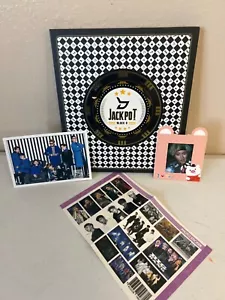 Block B Jackpot Book Cd Photo Album Sticker Mini Desk Frame~ Rare Collectible - Picture 1 of 11