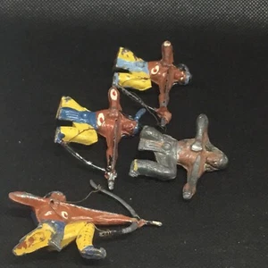 Timpo Toys, Indian Braves DA RESTAURARE (verde lime 66) - Foto 1 di 5