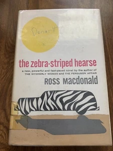 The Zebra-Striped Hearse by Ross MacDonald 1962 Hardcover DJ BCE Ex-Library - Picture 1 of 10