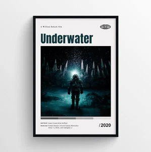 Unterwasser Film Poster Druck, Wandbild - ungerahmt - Bild 1 von 3
