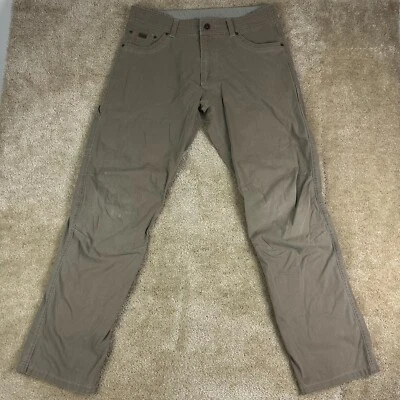 Pantalones Kuhl Para Hombres 35x33 Revólver De Colección Pátina Tinte Bronceado Campamento Caminata Peces Elastizados Papá Foto 1 de 4