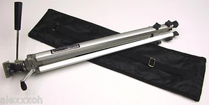 RARE QUALITY VINTAGE - VELBON TGK-3 ALUMINUM CAMERA PHOTO VIDEO TRIPOD (USA) - Picture 1 of 6