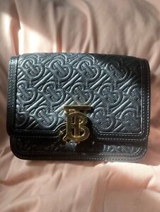 burberry black leather bag Well Loved