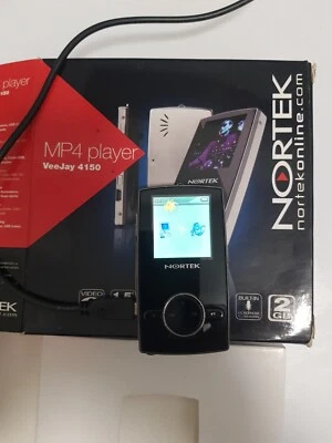 NORTEK LETTORE MP4 PLAYER MODELLO VEEJAY 4150 - USATO FUNZIONANTE - NERO - 2 GB - Immagine 1 di 4