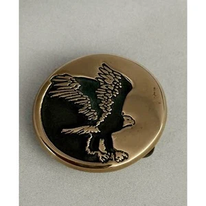Bronze Soaring Eagle Belt Buckle small by Rainbow Metals  - Picture 1 of 5