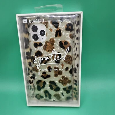 Recover iPhone 11 Pro Max Spotted Leopard Phone Case BRAND NEW SEALED Designer - Image 1 of 3