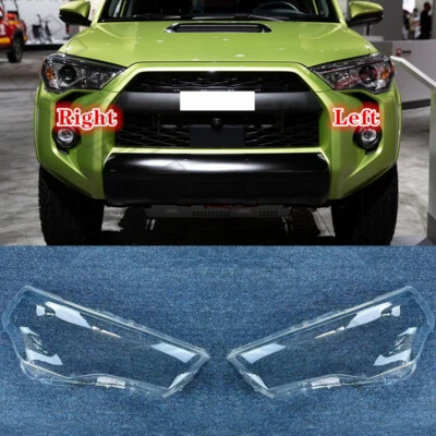 A Pair Front Headlamp Lens Cover + Sealing Tape For Toyota 4Runner2014-2024 - Image 1 of 4