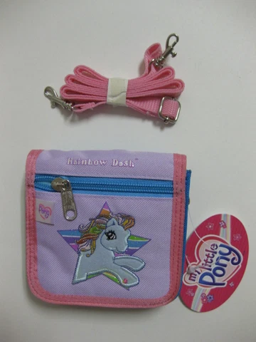 My Little Pony RAINBOW DASH Coin Purse Hand Bag 4.5" x 4.5" Cover