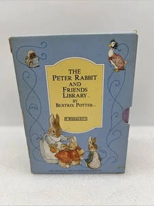 The Peter Rabbit and Friends Library-Beatrix Potter 1992 Box Of 7 Books - Picture 1 of 7