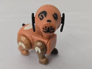 Vintage 2" Little People Play Family Farm Animals Brown Spotted Dog - Picture 1 of 6