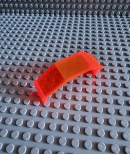 LEGO Space Classic Paneel Scheibe Windscreen 3x2x6 Transparent Orange 2466 A129 - Bild 1 von 1