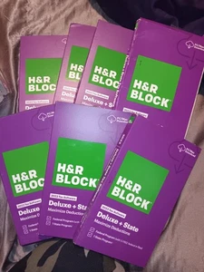 H&R Block Tax Software Deluxe + State 2022 - Zdjęcie 1 z 1