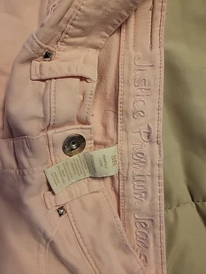 Girls Justice pink Jeggings Size 8R - Image 1 of 4