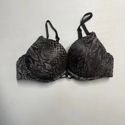 Sutiã de mergulho Victoria’s Secret Miraculous estampa pele de cobra tamanho 34B - Imagem 1 de 4