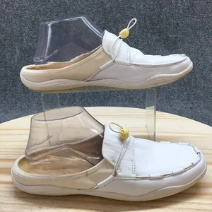 Timberland Comforia Shoes Womens 8.5 M Casual Slip On Mules Flats 98332 White - Picture 1 of 19