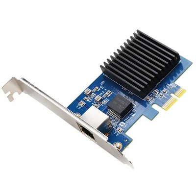 10Gb PCIe NIC  Card Single RJ45 Port RTL8127 Chip PCI- Express X1 5144 - Bild 1 von 4