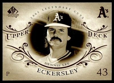 2005 SP Legendary Cuts Dennis Eckersley Oakland Athletics #16 - Image 1 of 2