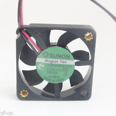 10pcs SUNON MagLev KDE0503PEV3-8 30x30x6mm 3006 DC5V 0.35W 2pin DC Cooling fan - Image 1 of 4
