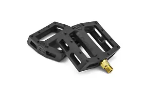 Cinema BMX CK Pedals - Black/Gold Spindle - Picture 1 of 1