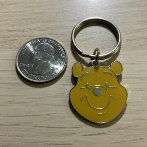 Winnie The Pooh Smiling Happy Eyes Wide Open Cute Keychain Key Ring #42060 - Picture 1 of 2