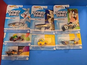 Hot Wheels Looney Tunes Character Cars Complete Set of 7  - Picture 1 of 4