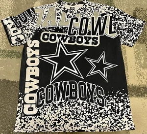 Dallas Cowboys Out of Bounds AOP ALL OVER PRINT Shirt XL NFL Team Apparel - Picture 1 of 5