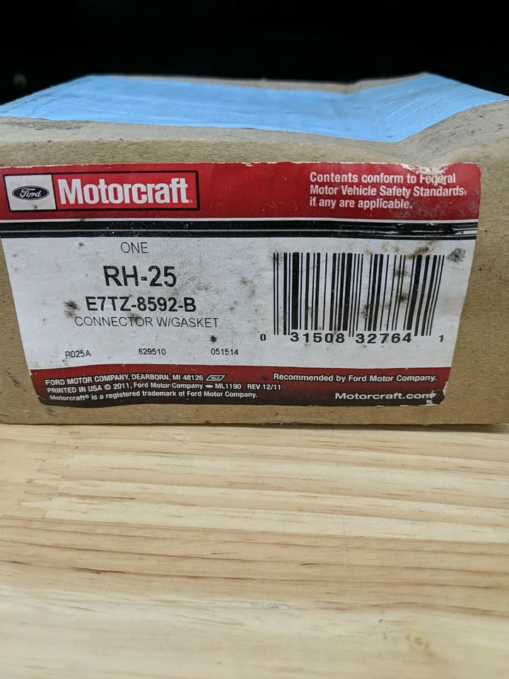 For Ford F-150 1985-1990 Motorcraft RH-25 Engine Coolant Thermostat Housing - Image 1 of 1