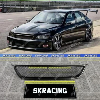For Lexus IS300 2001-2005 Real Carbon Fiber Hood Mesh Front Bumper Grill Grille - Image 1 of 4