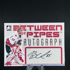 Brent Krahn 2006-07 ITG Between the Pipes Vault Black #A-BK Rookie Auto RC LOOK!