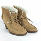 Michael Kors Mk 10 Rory Bootie Ankle Boot Brown Lace Up