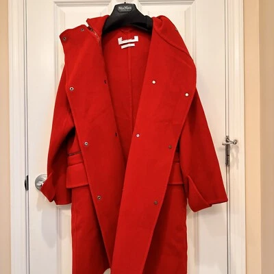 NWOT Max Mara Label-cut Runway 100% Wool Overcoat Size:US4/6 S Winter/Spring - Image 1 of 4